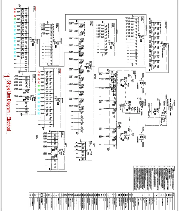 Electrical single line diagram