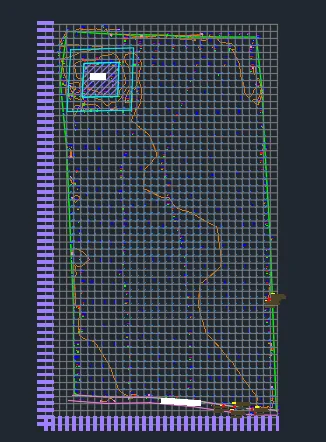Solar PV layout drawing